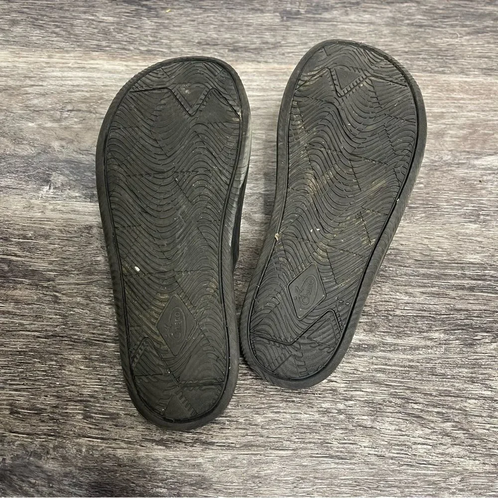 Chaco Kids Chillos Slide Slip-On Sandals in‎ Black Size 5M Youth Lounge Beach